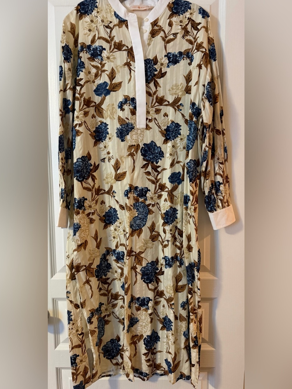 Tory Burch Floral Tunic Dress Size M - Picture 6 of 9